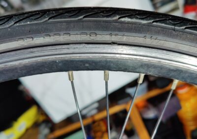 Her ser du et eksempel på hvad der kan stå på cykeldækket